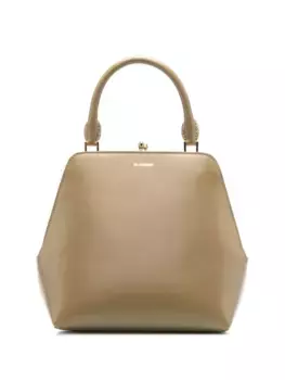 Сумка-тоут с логотипом JIL SANDER, зеленый