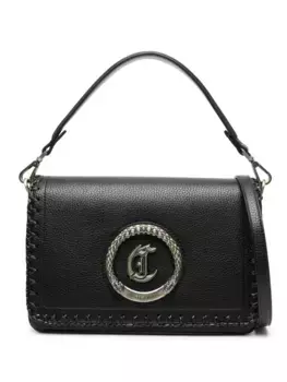 Сумка-тоут с логотипом Just Cavalli, черный
