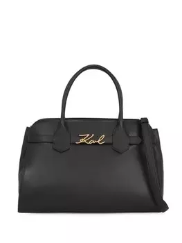 Сумка-тоут с логотипом Karl Lagerfeld, черный