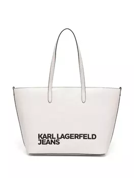 Сумка-тоут с логотипом Karl Lagerfeld Jeans, белый