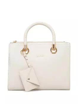 Сумка-тоут с логотипом LIU JO, белый