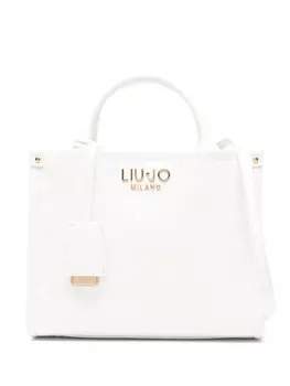 Сумка-тоут с логотипом LIU JO, белый