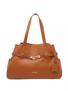 Сумка-тоут с логотипом LIU JO, коричневый