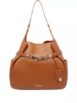 Сумка-тоут с логотипом LIU JO, коричневый