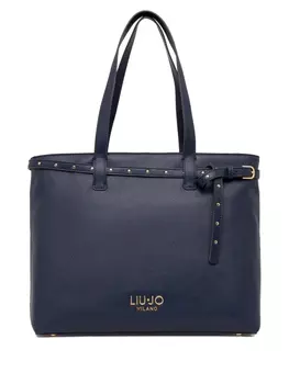Сумка-тоут с логотипом LIU JO, синий