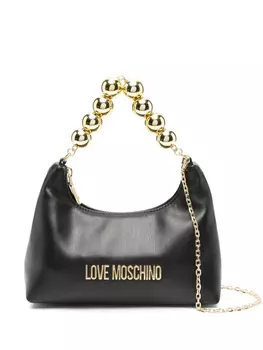 Сумка-тоут с логотипом Love Moschino, черный