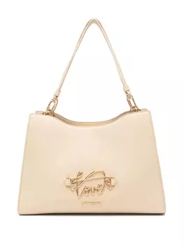 Сумка-тоут с логотипом Love Moschino, нейтральный