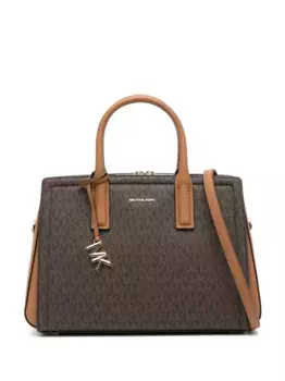 Сумка-тоут с логотипом MICHAEL KORS, коричневый