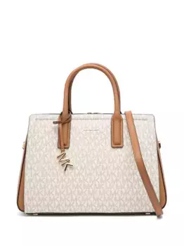 Сумка-тоут с логотипом MICHAEL KORS, коричневый