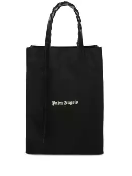 Сумка-тоут с логотипом PALM ANGELS, черный