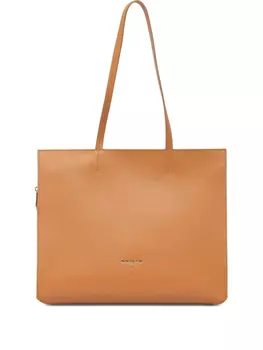 Сумка-тоут с логотипом Patrizia Pepe, коричневый