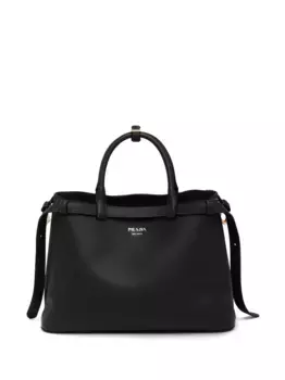 Сумка-тоут с логотипом Prada, черный