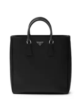 Сумка-тоут с логотипом Prada, черный