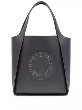 Сумка-тоут с логотипом Stella McCartney, черный
