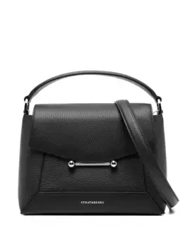 Сумка-тоут с логотипом Strathberry, черный