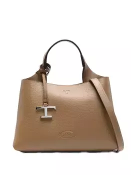 Сумка-тоут с логотипом TOD'S, зеленый