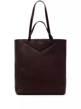 Сумка-тоут с логотипом TWINSET, коричневый
