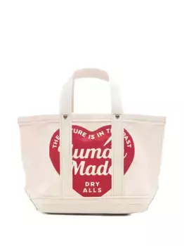 Сумка-тоут с логотипом в виде сердца Human Made, белый