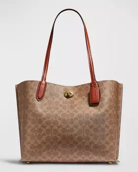 Сумка-тоут с логотипом Willow Coach