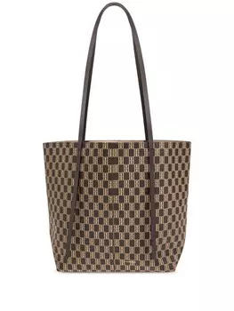 Сумка-тоут с монограммой By Malene Birger Abi, коричневый