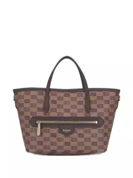 Сумка-тоут с монограммой Moreau, коричневый