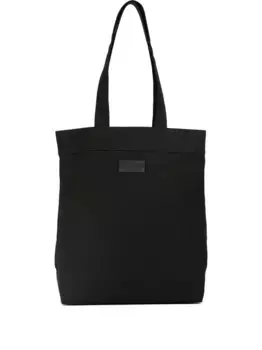 Сумка-тоут с нашивкой-логотипом MM6 Maison Margiela, черный