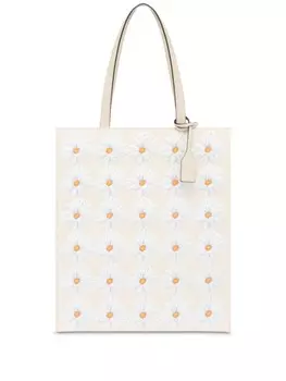 Сумка-тоут с нашивкой Moschino, нейтральный цвет