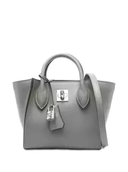 Сумка-тоут с подвеской Ermanno Scervino, серый