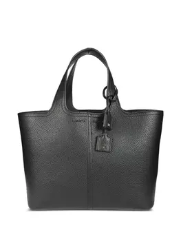 Сумка-тоут с подвеской-логотипом Elisabetta Franchi, черный