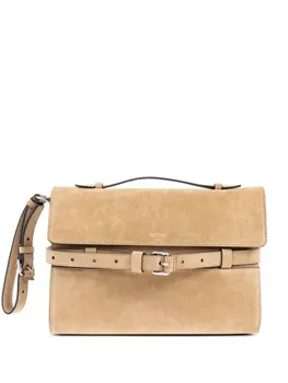 Сумка-тоут с поясным ремнем Moschino, нейтральный
