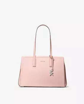 Сумка-тоут с принтом логотипа Laila Michael Michael Kors, розовый