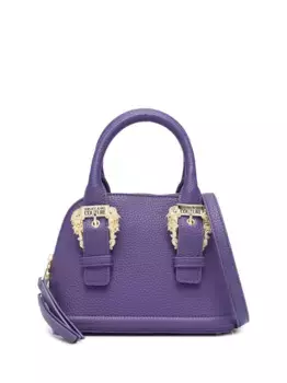 Сумка-тоут с пряжками Versace Jeans Couture, фиолетовый