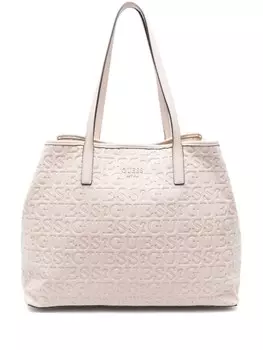 Сумка-тоут с тисненым логотипом GUESS USA, нейтральный цвет