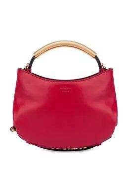 Сумка-тоут с тисненым логотипом Moschino, красный