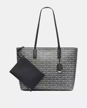 Сумка тоут SAIGE DKNY, черный