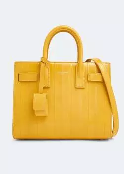 Сумка-тоут SAINT LAURENT Nano Sac De Jour tote bag, желтый