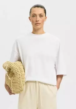 Сумка-тоут Selected Femme, бежевый