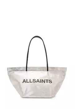 Сумка-тоут SERAFINA AllSaints, серебряный