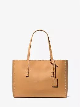 Сумка-Тоут Sharon из шагреневой кожи, сшитая вручную Michael Kors, оранжевый