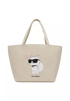 Сумка-тоут SHOPPER KARL LAGERFELD, бежевый