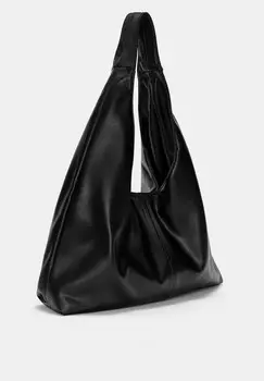 Сумка-тоут SHOPPER PULL&BEAR, черный