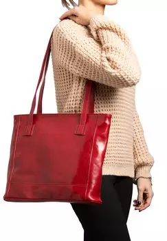 Сумка-тоут SHOULDER Viola Castellani, красный