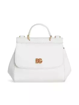 Сумка-тоут Sicily Dolce & Gabbana Kids, белый