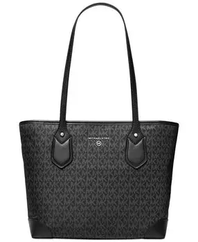Сумка-тоут signature eva среднего размера с молнией Michael Kors, мульти