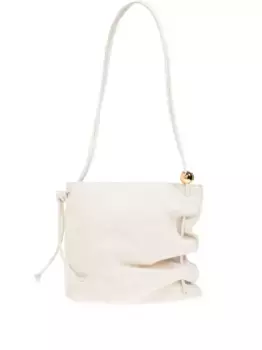 Сумка-тоут со сборками Furla, нейтральный