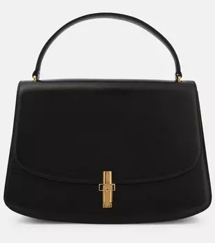 Сумка-тоут Sofia 10 из кожи The Row, черный