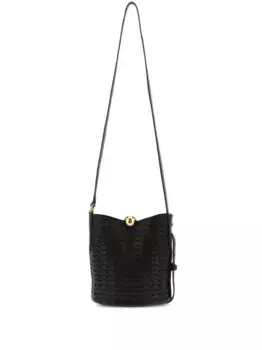 Сумка-тоут Soft Bucket размера мини Furla, черный
