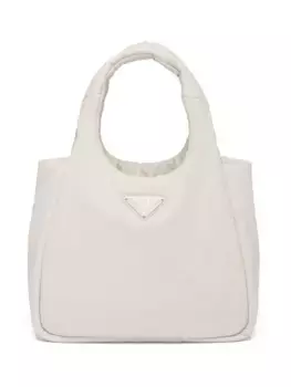 Сумка-тоут Soft среднего размера Prada, белый