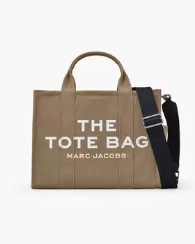 Сумка-тоут среднего размера из холста Marc Jacobs, цвет Slate Green