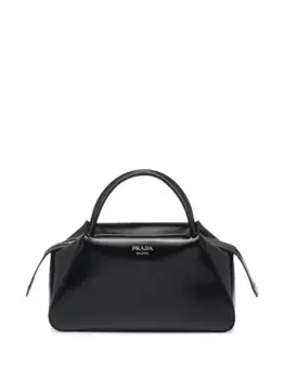 Сумка-тоут среднего размера Prada, черный